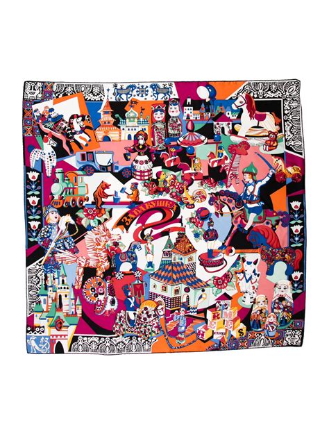 Hermès Zabavushka Silk Scarf 